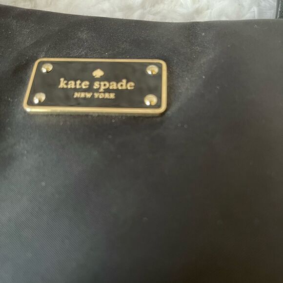 Kate Spade black nylon  large tote/shoulder bag top zipper . - Picture 7 of 16